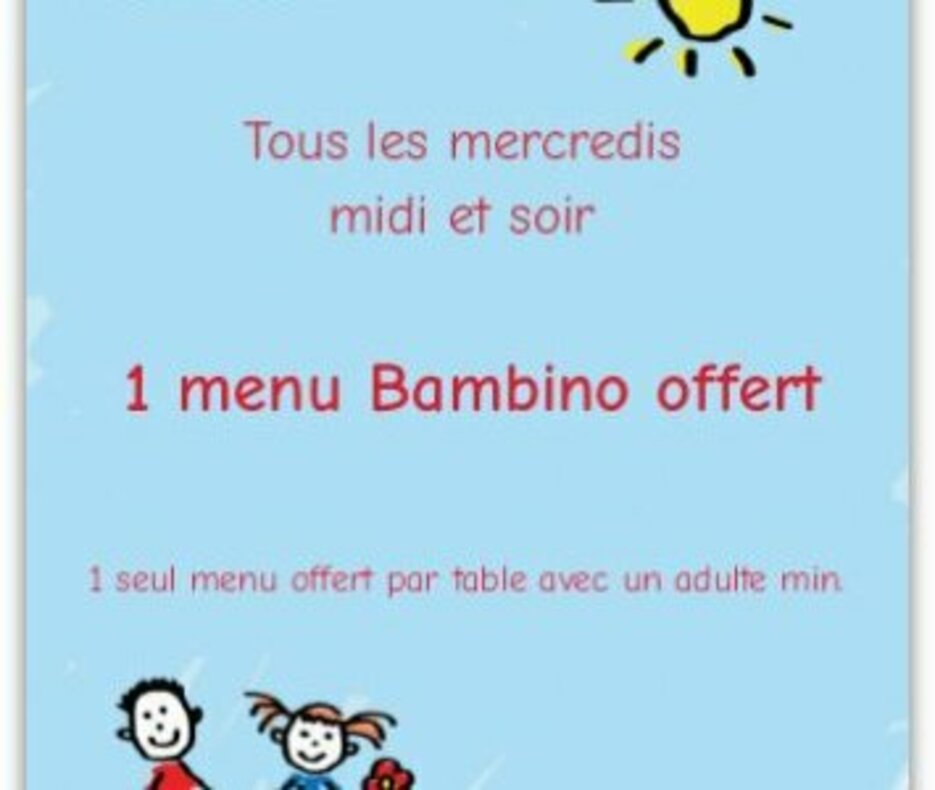 Menu Bambino Menu Bambino
